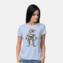Ninja Leonardo Sumi-E-Womens-Basic-Tee-Astrobot Invention