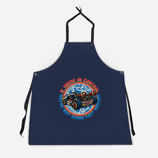 You're Not Fast Enough-Unisex-Kitchen-Apron-momma_gorilla