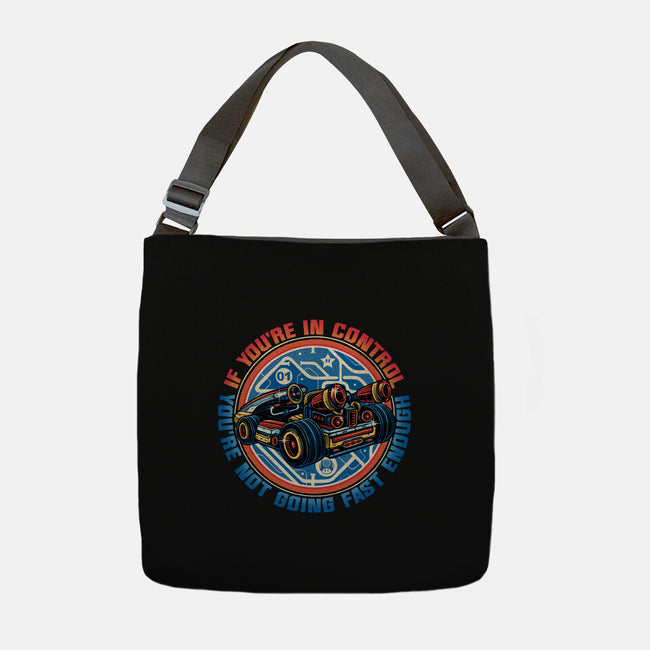 You're Not Fast Enough-None-Adjustable Tote-Bag-momma_gorilla