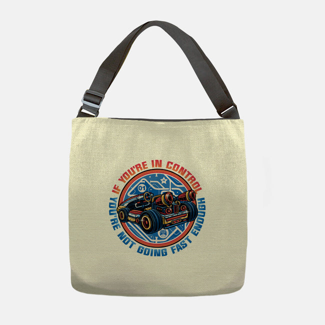 You're Not Fast Enough-None-Adjustable Tote-Bag-momma_gorilla