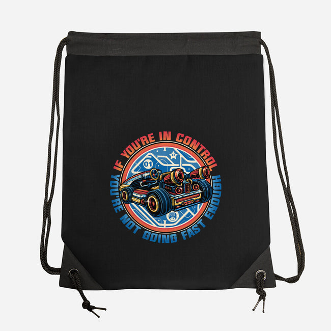 You're Not Fast Enough-None-Drawstring-Bag-momma_gorilla