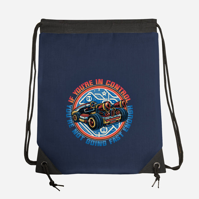 You're Not Fast Enough-None-Drawstring-Bag-momma_gorilla