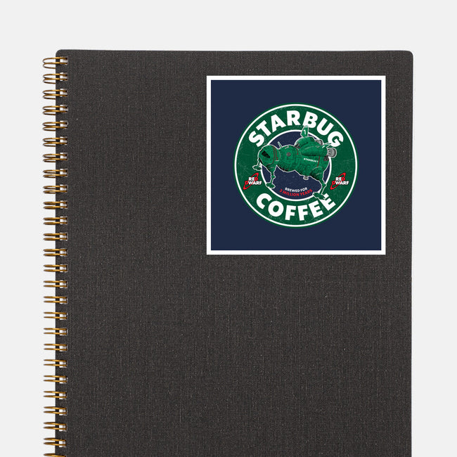 Starbug Coffee-None-Glossy-Sticker-rocketman_art