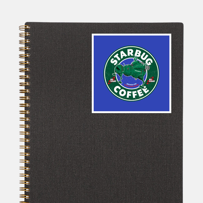 Starbug Coffee-None-Glossy-Sticker-rocketman_art