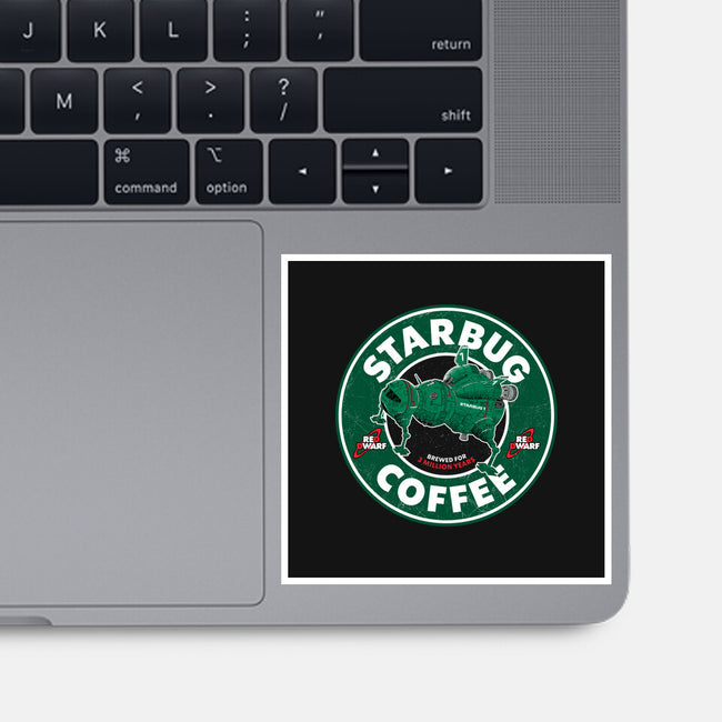 Starbug Coffee-None-Glossy-Sticker-rocketman_art