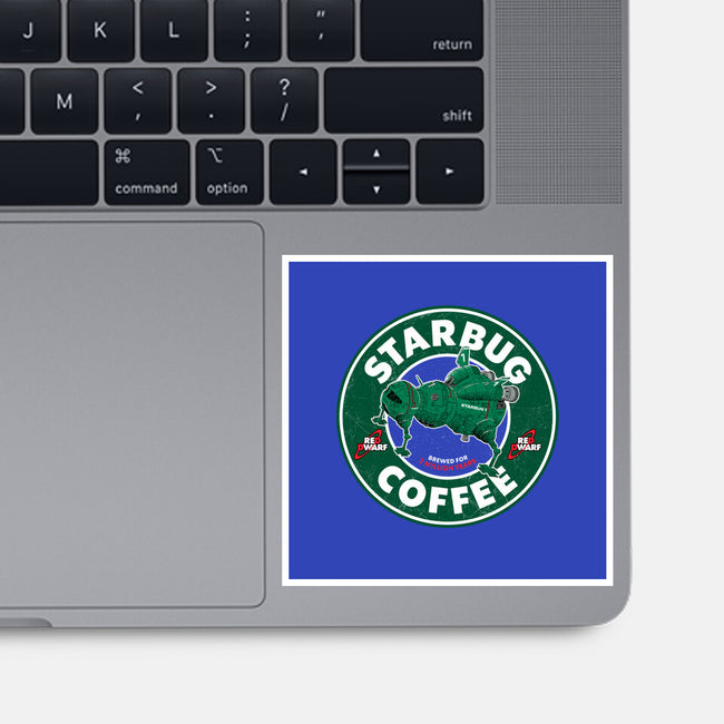 Starbug Coffee-None-Glossy-Sticker-rocketman_art