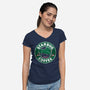 Starbug Coffee-Womens-V-Neck-Tee-rocketman_art