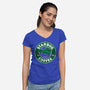 Starbug Coffee-Womens-V-Neck-Tee-rocketman_art