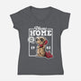 Cute Phone Home-Womens-V-Neck-Tee-NemiMakeit