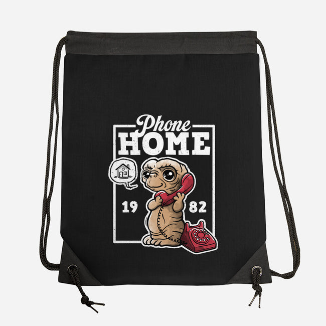 Cute Phone Home-None-Drawstring-Bag-NemiMakeit