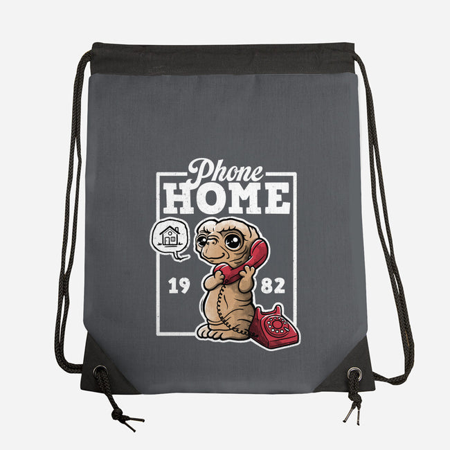 Cute Phone Home-None-Drawstring-Bag-NemiMakeit