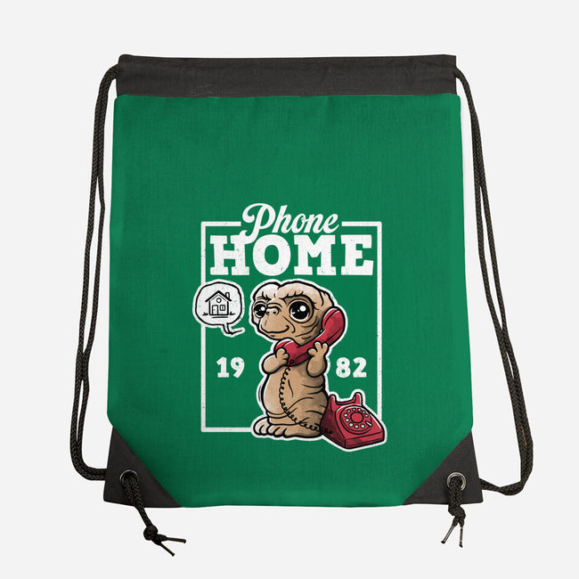 Cute Phone Home-None-Drawstring-Bag-NemiMakeit