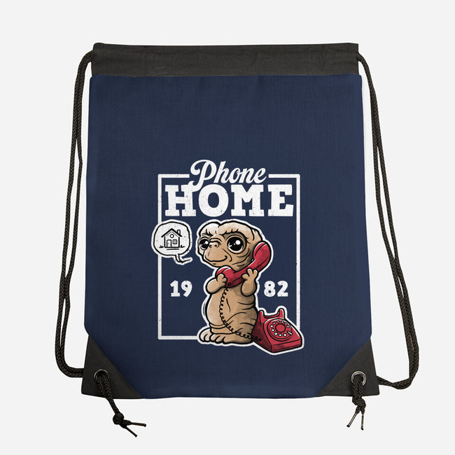 Cute Phone Home-None-Drawstring-Bag-NemiMakeit