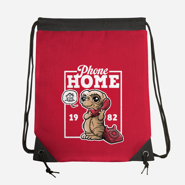 Cute Phone Home-None-Drawstring-Bag-NemiMakeit