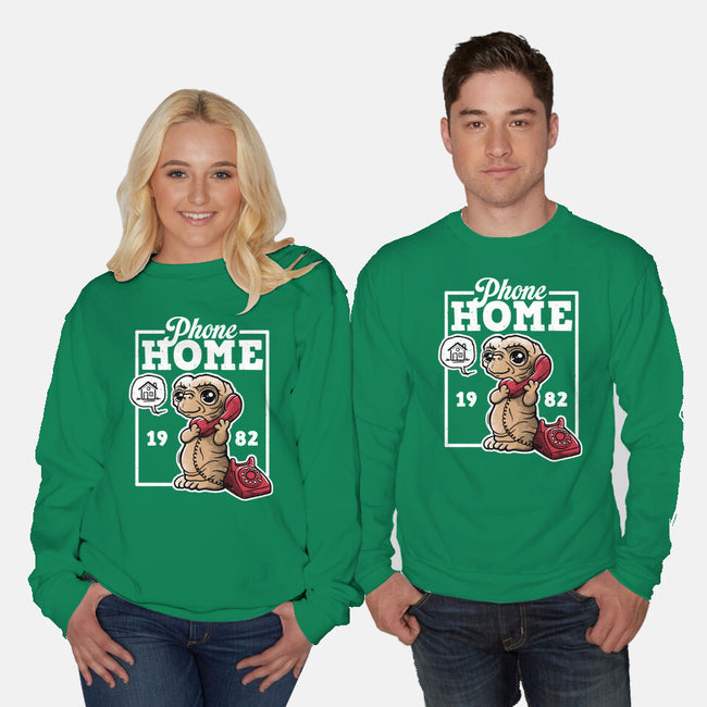 Cute Phone Home-Unisex-Crew Neck-Sweatshirt-NemiMakeit