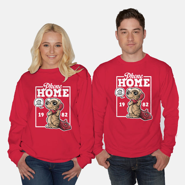 Cute Phone Home-Unisex-Crew Neck-Sweatshirt-NemiMakeit