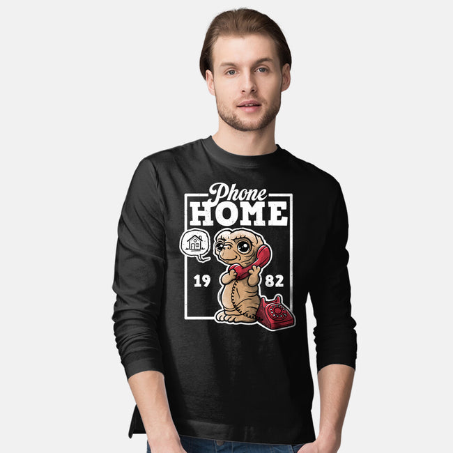 Cute Phone Home-Mens-Long Sleeved-Tee-NemiMakeit