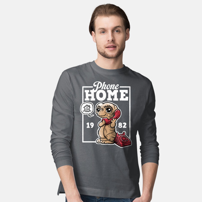 Cute Phone Home-Mens-Long Sleeved-Tee-NemiMakeit