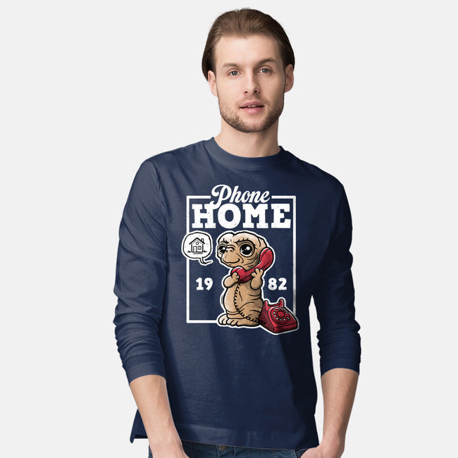 Cute Phone Home-Mens-Long Sleeved-Tee-NemiMakeit