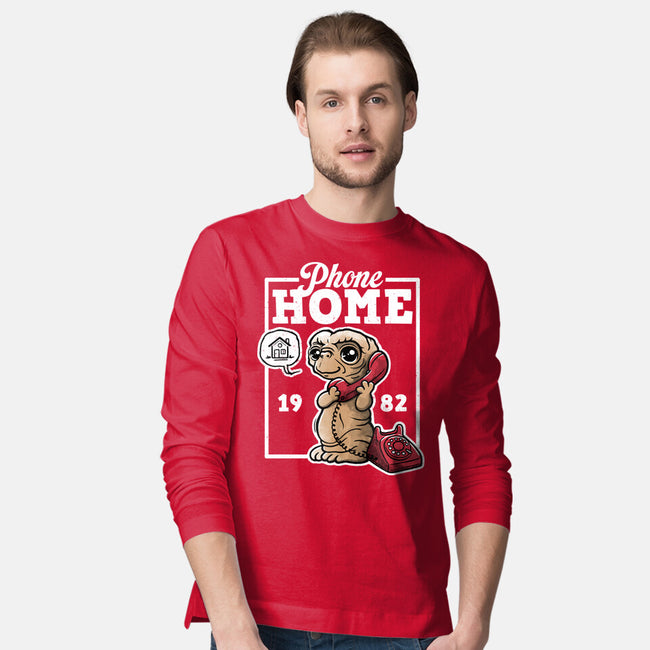 Cute Phone Home-Mens-Long Sleeved-Tee-NemiMakeit
