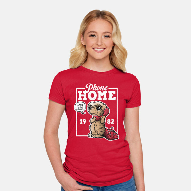 Cute Phone Home-Womens-Fitted-Tee-NemiMakeit