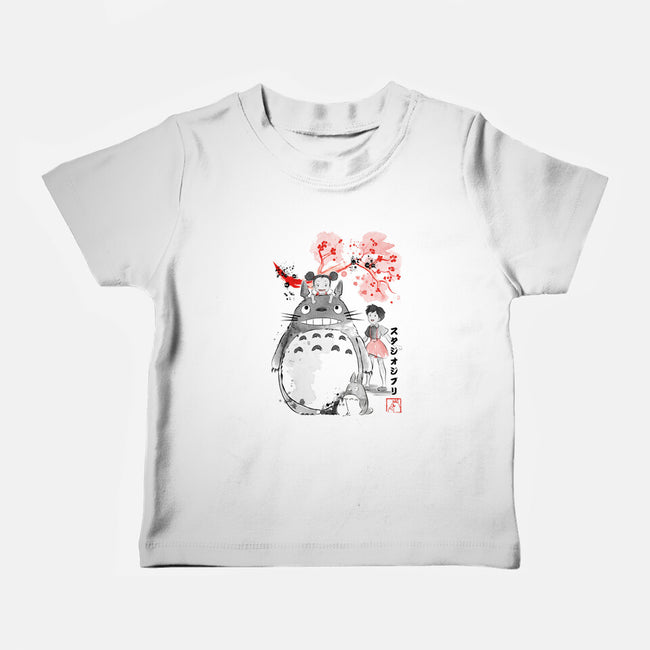 My Neighbor Sumi-e-Baby-Basic-Tee-DrMonekers