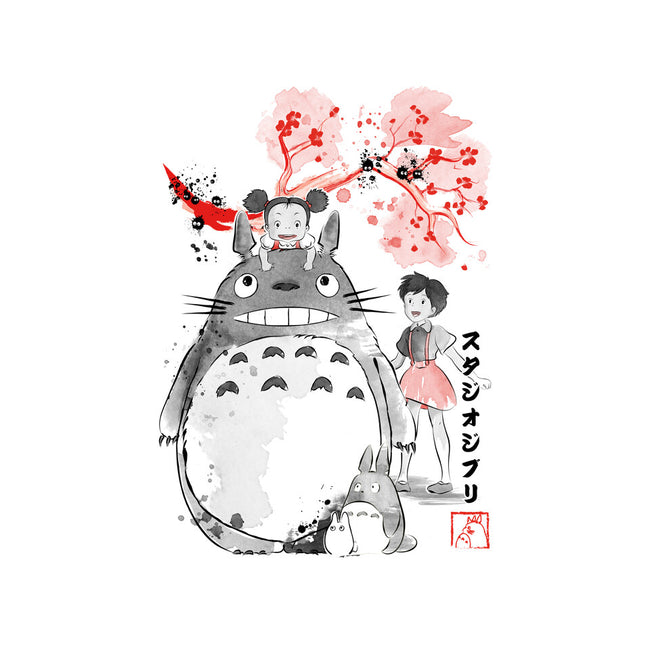My Neighbor Sumi-e-Mens-Basic-Tee-DrMonekers