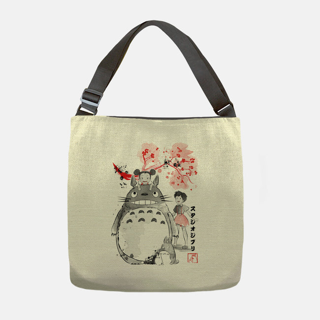 My Neighbor Sumi-e-None-Adjustable Tote-Bag-DrMonekers