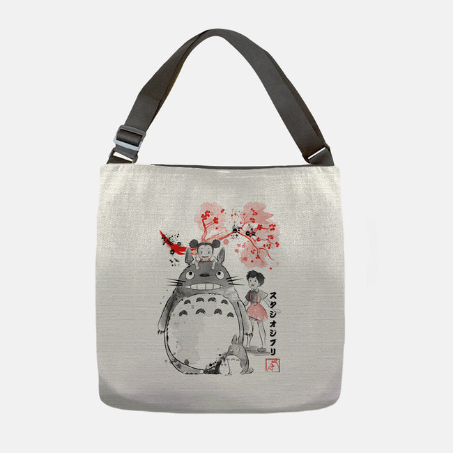 My Neighbor Sumi-e-None-Adjustable Tote-Bag-DrMonekers