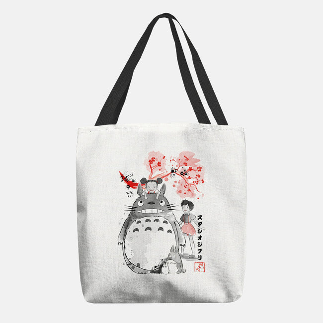 My Neighbor Sumi-e-None-Basic Tote-Bag-DrMonekers