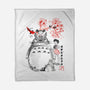My Neighbor Sumi-e-None-Fleece-Blanket-DrMonekers