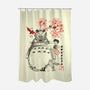 My Neighbor Sumi-e-None-Polyester-Shower Curtain-DrMonekers