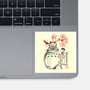 My Neighbor Sumi-e-None-Glossy-Sticker-DrMonekers
