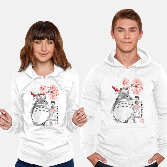 My Neighbor Sumi-e-Unisex-Pullover-Sweatshirt-DrMonekers