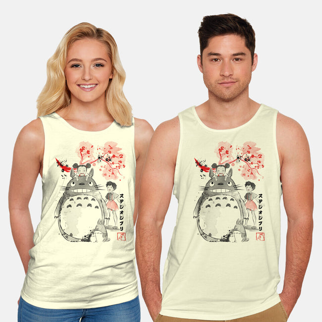 My Neighbor Sumi-e-Unisex-Basic-Tank-DrMonekers