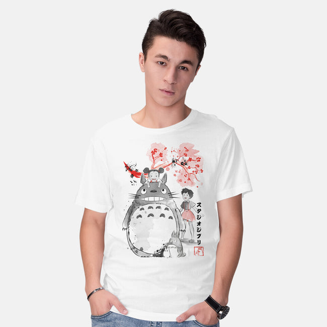 My Neighbor Sumi-e-Mens-Basic-Tee-DrMonekers