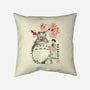 My Neighbor Sumi-e-None-Removable Cover w Insert-Throw Pillow-DrMonekers