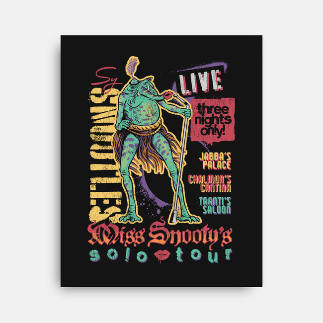 Miss Snooty's Solo Tour-None-Stretched-Canvas-Wheels