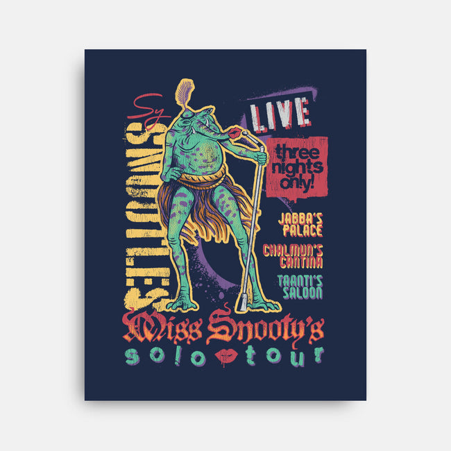 Miss Snooty's Solo Tour-None-Stretched-Canvas-Wheels