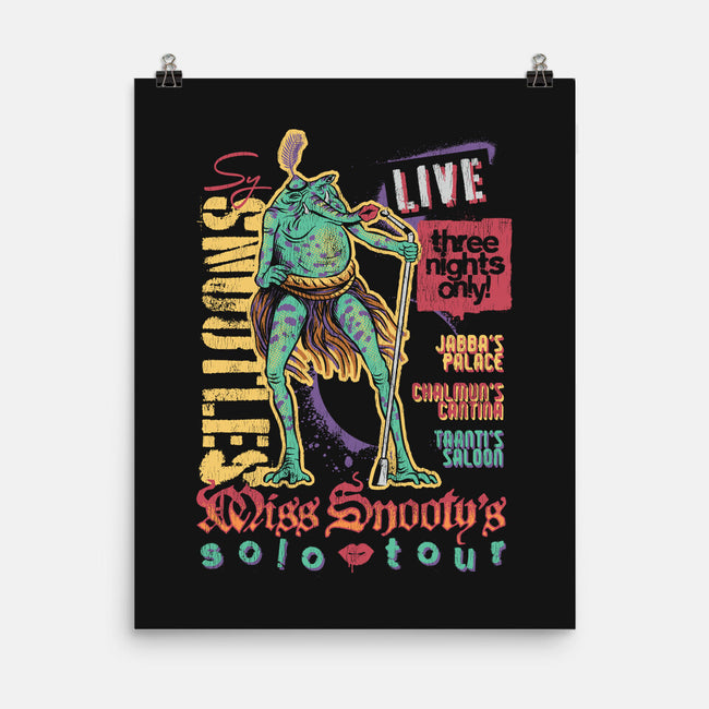Miss Snooty's Solo Tour-None-Matte-Poster-Wheels