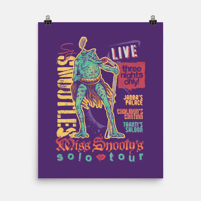 Miss Snooty's Solo Tour-None-Matte-Poster-Wheels
