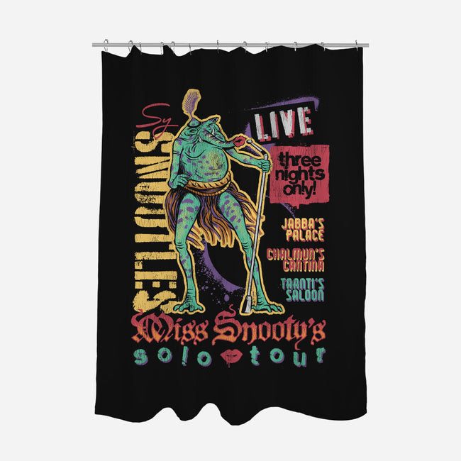 Miss Snooty's Solo Tour-None-Polyester-Shower Curtain-Wheels