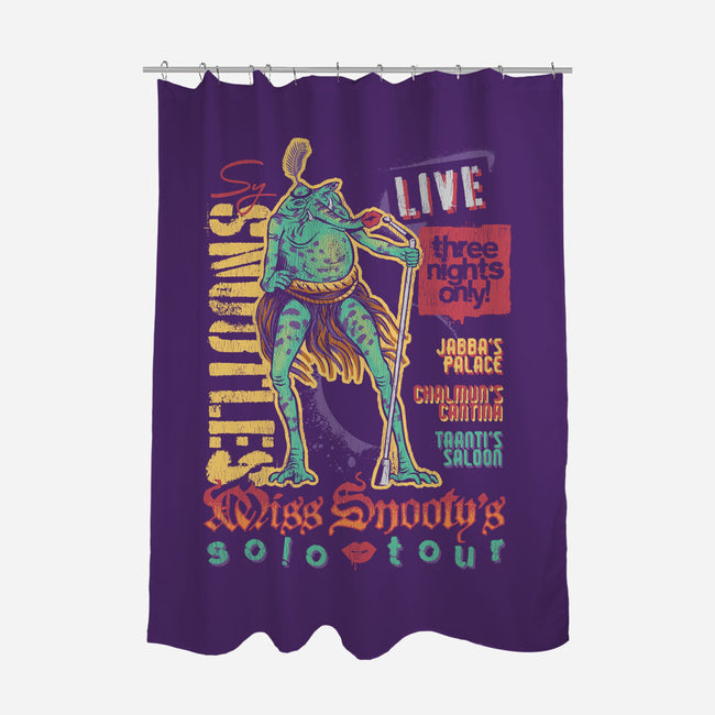 Miss Snooty's Solo Tour-None-Polyester-Shower Curtain-Wheels