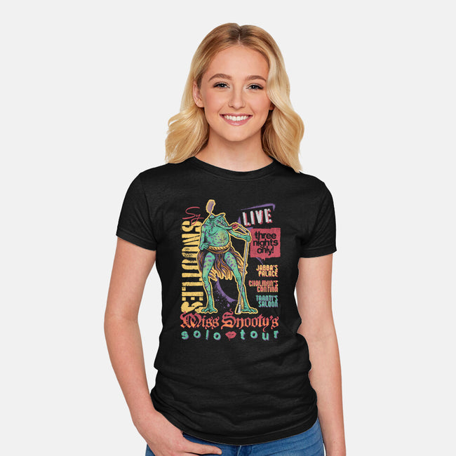 Miss Snooty's Solo Tour-Womens-Fitted-Tee-Wheels