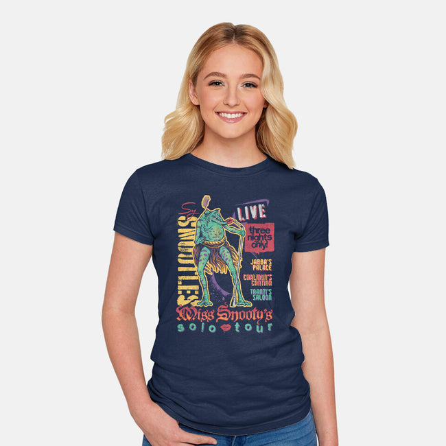 Miss Snooty's Solo Tour-Womens-Fitted-Tee-Wheels