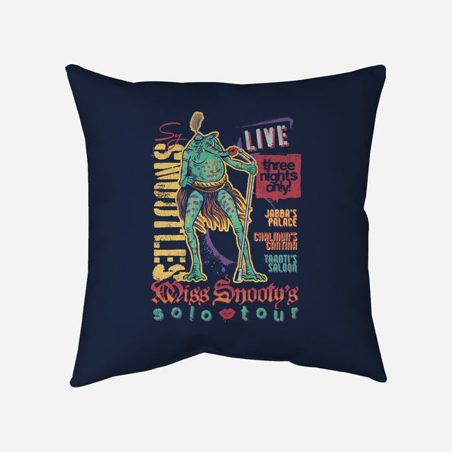 Miss Snooty's Solo Tour-None-Removable Cover w Insert-Throw Pillow-Wheels