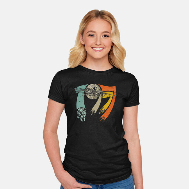 Vintage 1977-Womens-Fitted-Tee-kg07