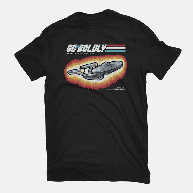 A Real Galactic Explorer-Womens-Fitted-Tee-NMdesign