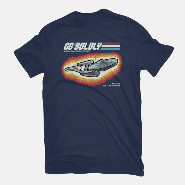A Real Galactic Explorer-Womens-Fitted-Tee-NMdesign