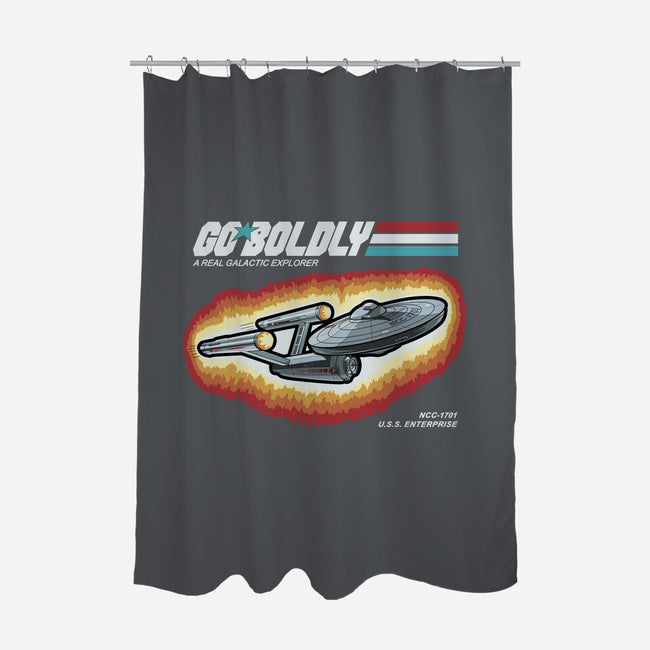 A Real Galactic Explorer-None-Polyester-Shower Curtain-NMdesign